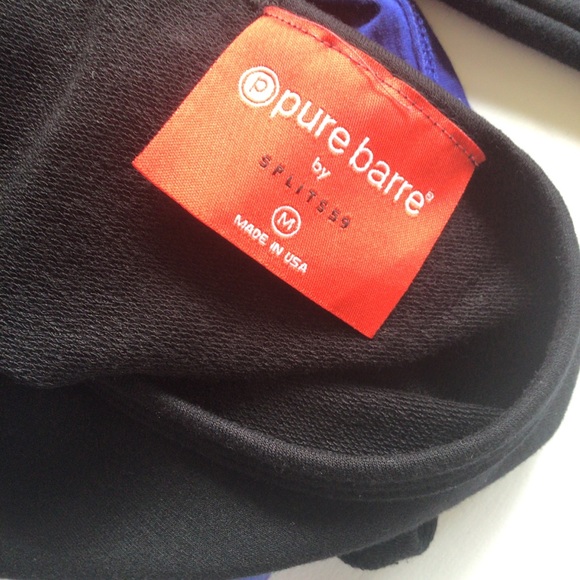 PURE BARRE X SPLITS 59 FAVORITE BLACK PULLOVER MED - Picture 10 of 10